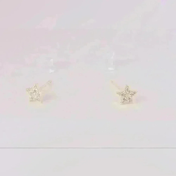 Ziron 925 Studded Star Earrings - Picture 3 of 5